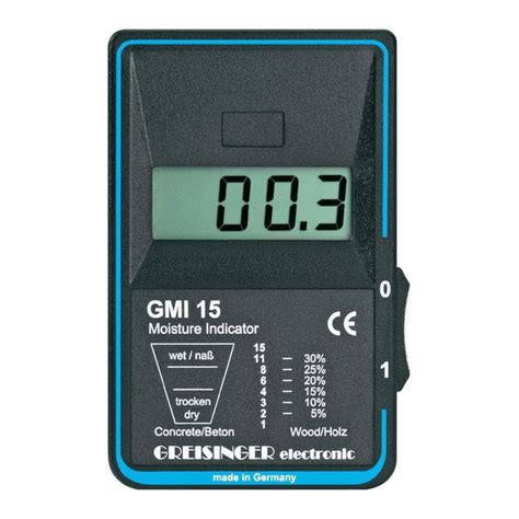 vochtmeter gmi 15|GREISINGER GMI 15 OPERATING MANUAL Pdf .